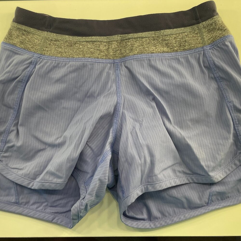 Girls Ivivva By Lululemon Purple and Gray Shorts Size 8